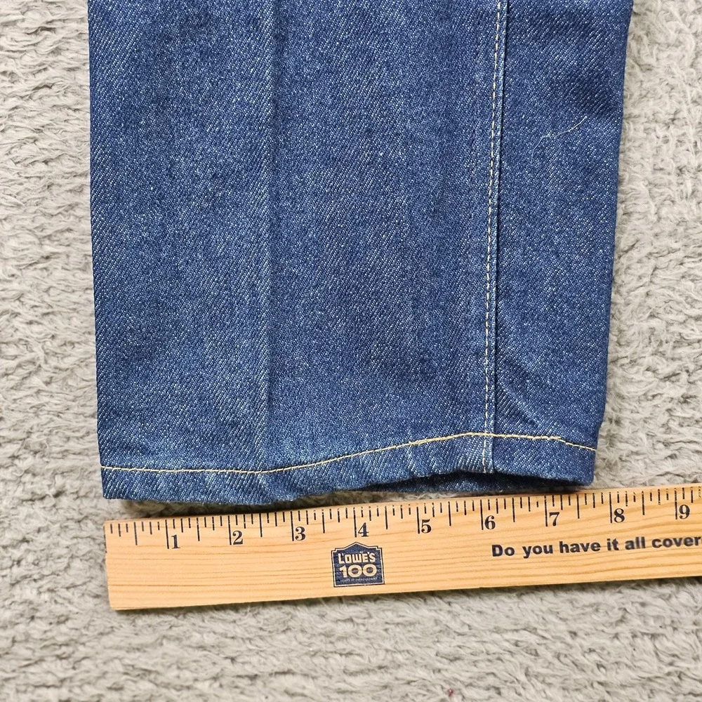Lee Riders Jeans Womens 16 Medium Blue Straight Leg High Rise Made In USA‎ 32x32